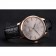 Patek Philippe Calatrava Gray Dial Rose Gold Case Black Leather Strap