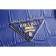 Prada Promenade Black And Blue Small Crocodile Bag