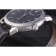 Patek Philipe Calatrava Stainless Steel Ribbed Bezel Black Leather Bracelet 801431