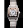 Swiss Cartier Santos De Cartier Galbee Rose Gold and Steel Case Steel Bracelet Small  622645
