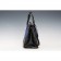 Prada Saffiano Crocodile Leather Black And Blue Bag