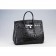 Hermes Birkin Bag Croc Black