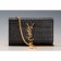 Saint Laurent Medium Tassel Crocodile Leather Clutch Bag Black
