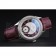 Omega DeVille Prestige Dark Red Dial Silver Diamond Case Dark Red Leather Bracelet  1454121