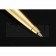 Cartier Gold Patterned Upper Body Gold Ballpoint Pen  622766