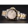 Swiss Rolex Submariner Gold Dial Diamond Markings Black Bezel Two Tone Steel Gold Bracelet