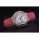 Swiss Cartier Ballon Bleu de Cartier White Dial Diamonds Case Pink Leather Bracelet  622553