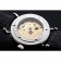 Vacheron Constantin Traditionnelle Tourbillon Black Dial Silver Case Black Leather Bracelet 1454063