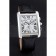 Cartier Tank MC White Dial Stainless Steel Case Black Leather Bracelet  622689