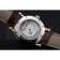 Patek Philippe Complications Moonphase Tourbillon White Dial Rose Gold Case Brown Leather Strap