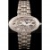 Cartier Baignoire Hypnose White Dial Diamonds Steel Case Steel Bracelet