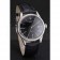 Swiss Rolex Cellini Date Black Dial Stainless Steel Case Black Leather Strap