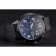 Porsche Design Indicator Black Dial Gold Numerals Black PVD Case Black Rubber Strap