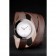 Hermes Classic MOP Dial Brown Elongated Leather Strap