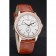 Vacheron Constantin Patrimony Power Reserve White Dial Gold Diamond Case Brown Leather Bracelet  1454268