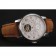 Patek Philippe Grand Complications Day Date Tourbillon White Dial Rose Gold Numerals Stainless Steel Case Brown Suede Leather Strap 1453818