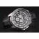 Cartier Calibre De Cartier Small Seconds Black And White Dial Stainless Steel Case Black Leather Strap