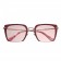 Miu Miu Square Cut Off Red Frame Sunglasses 308439