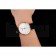 Swiss Longines Grande Classique White Dial Gold Case Black Leather Strap