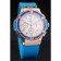 Hublot Big Bang Tutti Frutti Blue Strap Gold Dial