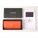 Prada Saffiano Leather Orange Wallet