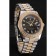 Swiss Rolex Day-Date Black Dial Gold Diamond Case Two Tone Stainless Steel Bracelet 1453976