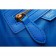 Celine Micro Luggage Blue Leather/Suede Leather