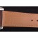 Omega Seamaster Silver Bezel with White Dial and Brown Leather Band  621573