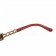 Cartier Panthere Decor Black Frame Red Temples Sunglasses 308262