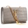 Saint Laurent Medium Tassel Crocodile Leather Clutch Bag Grey
