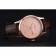 Patek Philippe Calatrava Rose Dial Rose Gold Case Brown Leather Strap  622836