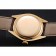 Rolex Cellini White Dial Gold Case Brown Leather Strap  622833