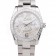 Rolex Datejust Polished Stainless Steel Silver Flowers Dial Diamond Plated 98081