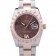Rolex Datejust Diamond Bezel Brown Dial 7465