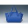 Salvatore Ferragamo Embossed Blue Leather Tote Bag 18927376