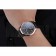 Patek Philippe Geneve Two Dial Black Dial Rose Gold Bezel Black Leather Band  622146