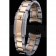 Rolex Plated Yellow Gold and Stainless Steel Link Bracelet  622485