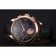 Patek Philippe Chronograph Black Guilloche Dial Rose Gold Case Black Leather Strap