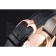 Swiss Rolex Datejust White Dial Rose Gold Case Black Leather Strap