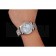 Swiss Rolex Day-Date Ice Blue Dial Diamond Case Diamond Numerals Stainless Steel Bracelet 1453963