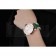 Burberry The City Classic Silver Dial Green Bracelet  622564