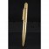 Cartier Gold Embossed Upper Body Gold Ballpoint Pen  622762