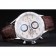 Tag Heuer Swiss Carrera Tachymeter Bezel Dark Brown Leather Strap White Dial