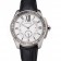 Cartier Calibre De Cartier Small Seconds White Dial Stainless Steel Case Black Leather Strap