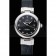 Omega Ladymatic Black Dial Black Leather Bracelet  622458
