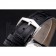 Swiss Patek Philippe Calatrava Black Dial Diamond Bezel Stainless Steel Case Black Leather Strap