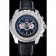 Breitling Bentley Chronograph Black Dial Black Leather Strap