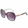 Hermes Large Oversized Green Frame Sunglasses with Metallic Logo 308104
