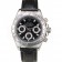 Rolex Daytona Lady Stainless Steel Case Black Dial Black Leather Strap Tachymeter