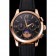 Patek Philippe Chronograph Black Guilloche Dial Rose Gold Case Black Leather Strap